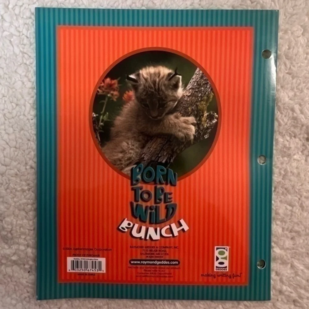 Born To Be Wild Bunch 2-Pocket Portfolio Folders - Pack of 3